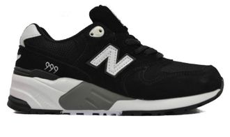 New Balance 999 Черные с белым (41-44) Арт. 024F