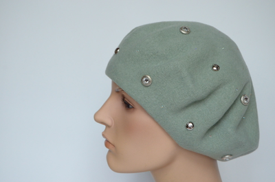 Берет Vizio 3633 BL мятный фетровый