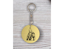 Брелок с гравировкой с Путиным №14