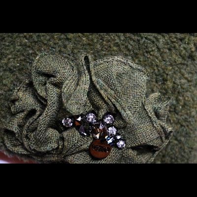 Женский берет и шарф Vizio Италия 6753 зима 2021