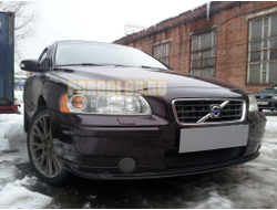 Защита радиатора Volvo S60 I 2004-2010 рестайлинг black