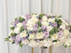 Торжественная Композиция из искусственных цветов большая - Сиреневые облака № ОФ016к - в Москве