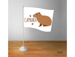 Флажок настольный Капибара, Kapibara-san №24