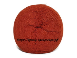Рассказовская пряжа акрил  терракот