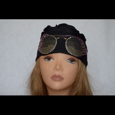 Спортивная полоска на голову с украшениями Vizio Италия 4629 F черная