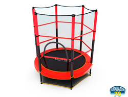 Батут детский DFC TRAMPOLINE-RED 55" с сеткой