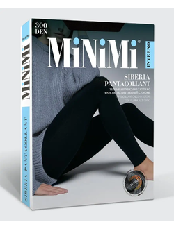 Леггинсы женские с хлопком MiNiMi Pantacollant Siberia 300 den