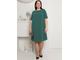 Женская одежда - Вечернее, нарядное платье женское А-образного силуэта арт. 5886 (цвет ментол) Размеры 52-62