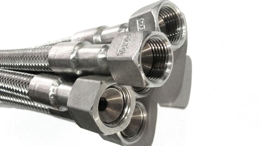 Металлорукав РВД рукав высокого давления конус 74 градуса из нержавеющей стали