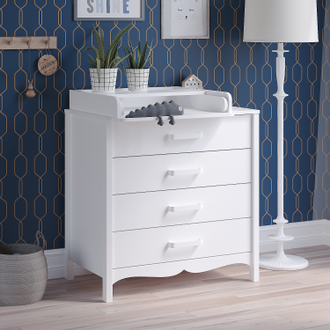 Пеленальный комод Sweet Baby Maestro, Белый / Белый