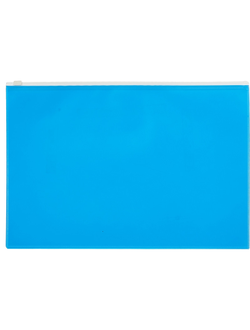 Папка на молнии А4 Attache Color, голубой