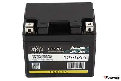 Аккумулятор для мототехники SKN LiFePO4 YTX5L-BS (12V/5Ah/80A)