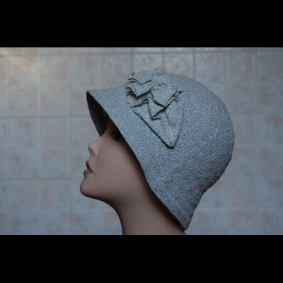 Шляпа клош Vizio Италия 5046 серая