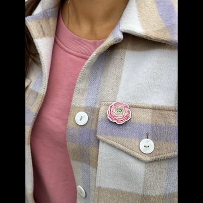 БРОШЬ "РАНУНКУЛЮС"