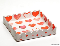 Коробка для печенья "С любовью" 15 х 15 х 3 см