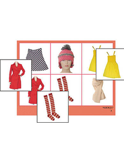 Лото "Одежда" 4 планшета, 24 карт., цвет., ламинир.)
