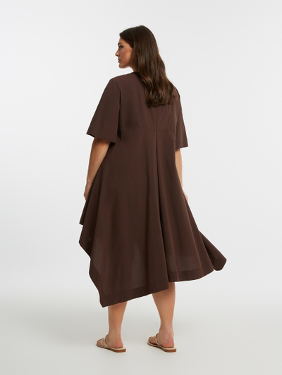 Платье летнее с фалдами