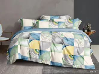 Постельное белье Cleo семейное тенсел 150х210х2 230х250х1 50х70х2 70х70х2 41/1008-TS