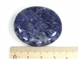 Содалит, полировка плоская, Бразилия (38*35*8 мм, 20 г) №35570