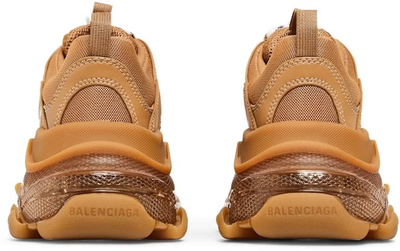 Balenciaga Triple S Clear Sole Light Camel