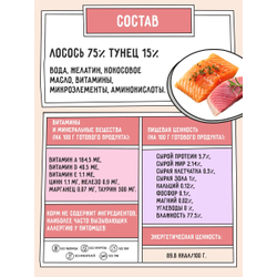 Zilli (Зилли) Влажный корм (консервы) для взрослых кошек с лососем и тунцом 100 г