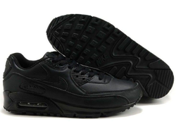 Nike Air Max 90 Черная Кожа