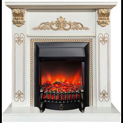 Электрокамин Византия Люкс WTG с очагом Fobos