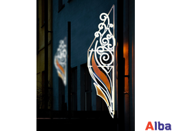 Консоль светодиодная уличная Золотая, 2м