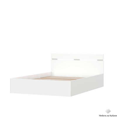 Одри СИМПЛ Кровать 1,6м (с основанием) Белый