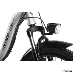 Велогибрид VOLTECO FLEX UP! серебристый
