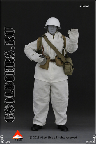 КОМПЛЕКТ (БЕЗ ТЕЛА И ГОЛОВЫ) Красноармеец в зимнем обмундировании AlertLine AL10007 1/6 Winter Soviet soldier Suit