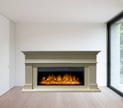 Линейный камин электрический