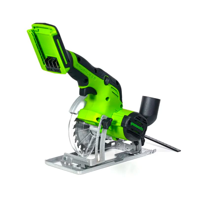 Циркулярная мини пила аккумуляторная Greenworks G24MCS 24V