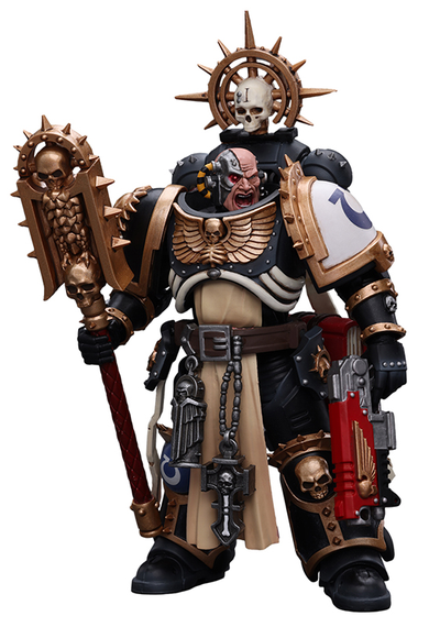 Капеллан Ультрамаринов Индомитус (Warhammer 40k) - КОЛЛЕКЦИОННАЯ ФИГУРКА 1/18 Ultramarines Chaplain Indomitus (JT8902) - JOYTOY