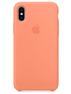 Чехол-накладка Apple Silicone Case iPhone Peach
