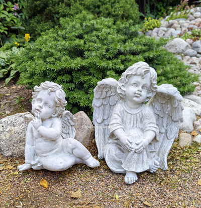 Ангел  - символ добра и чистоты 28*27см   1,8кг    полистоун Россия 2329/012773