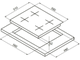 Электрическая варочная поверхность KORTING HK 62001 B