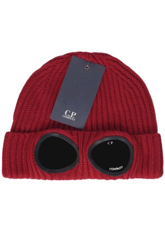 Шапка C.P. Company Goggle Beanie Repl Красный