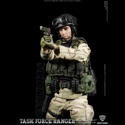 Снайпер отряда "Дельта" военного спецназа США ("Падение Черного Ястреба") - Коллекционная фигурка 1/12 scale US Delta Special Force - M14 Sniper (LW006) - Crazy Figure