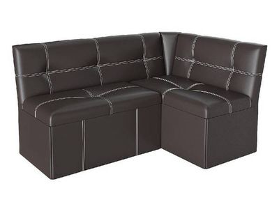 Скамья угловая Квадро тип 3 Коричневая (Бонмебель)