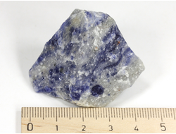 Содалит, необработанный "дикий" образец, Бразилия (43*33*29 мм, 37 г) №35198