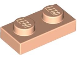 Plate 1 x 2, Light Nougat (3023 / 4496988 / 6369188)