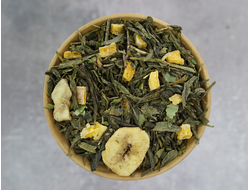 Зеленый чай с добавками "Банановый чизкейк" 100г