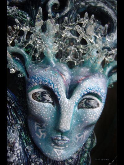 "Луми - Сердце Льдов", коллекционная брошь в стиле фентези