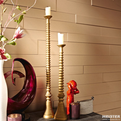 Стеновая панель MEISTER Gold metallic 4081 в интерьере