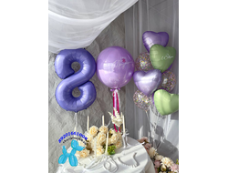 Набор шаров на 8 Марта "Симфония весны"