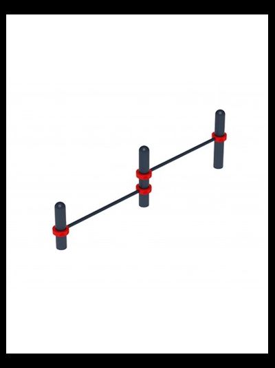 Воркаут каскад низких турников двойной Д-108 AVW006