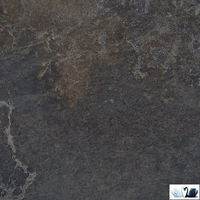 Керамогранит Ocean Ceramic Blaze nero графитовый 60 x 60 см карвинг