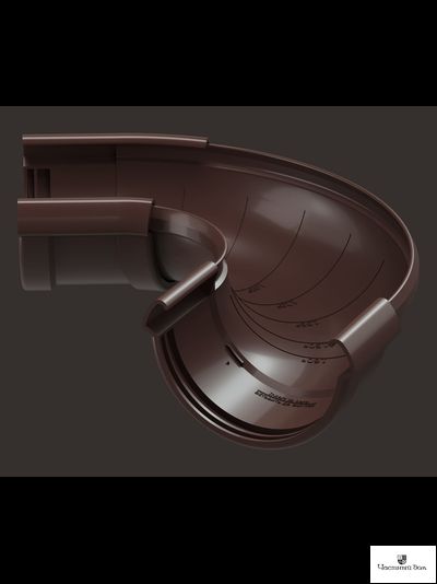 Угловой элемент желоба регулируемый LUX