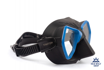 Маска для дайвинга Scuba Brothers TRITON BLACK/BLUE